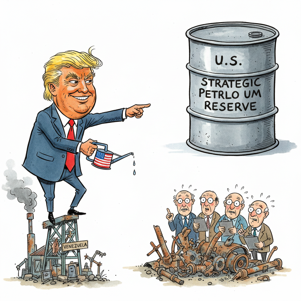 Trump Unearths Lost Continent of Venezuela: Promises 'Greatest Oil Ever,' Says Experts Are 'Losers'
