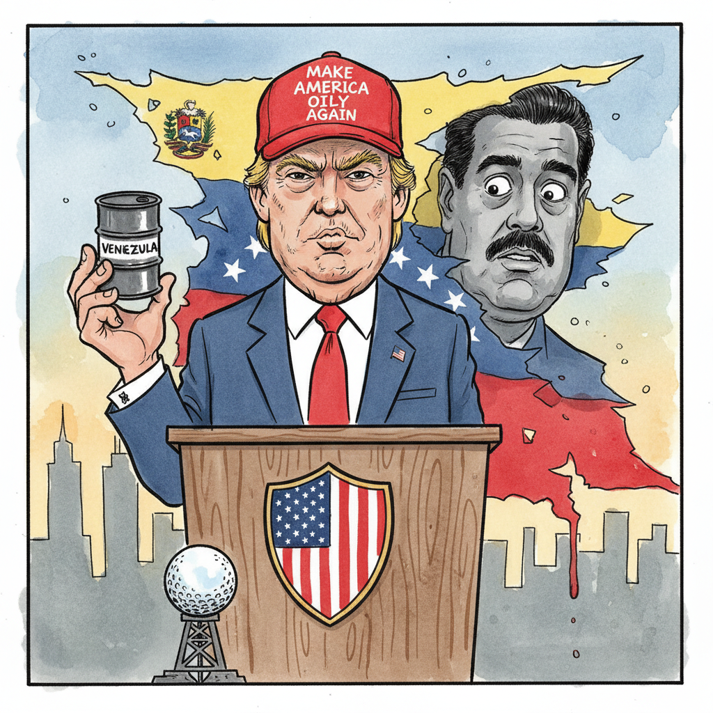 Trump Unveils Audacious 'America First (and All the Oil)' Venezuelan Energy Initiative