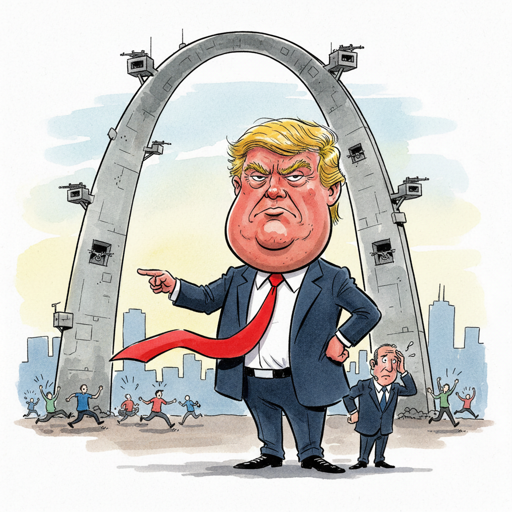 Trump Unveils Plan for 'Fortress Arch,' Citing Urgent Need for Strategic Lawn Furniture Deployment