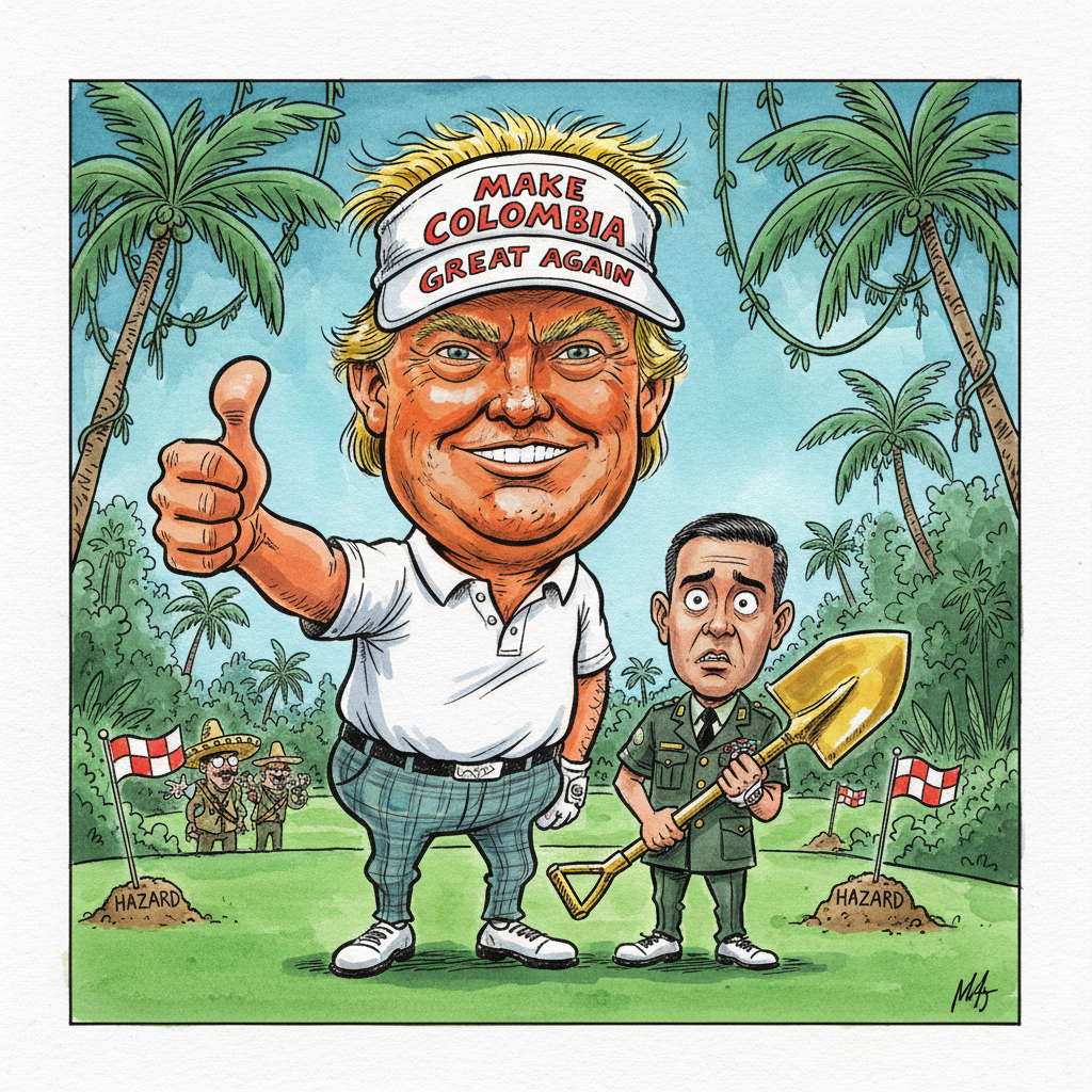 Trump Unveils 'Yuge' South American Drug Enforcement Strategy: More Golf Courses