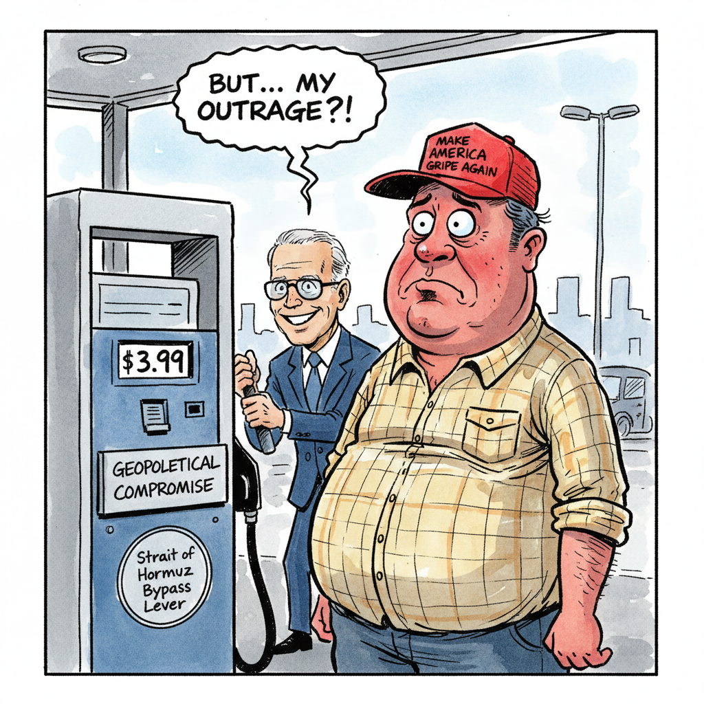 U.S. Drivers Report Mild Disappointment as Gas Prices Dip, Preventing Peak Grievance Opportunities