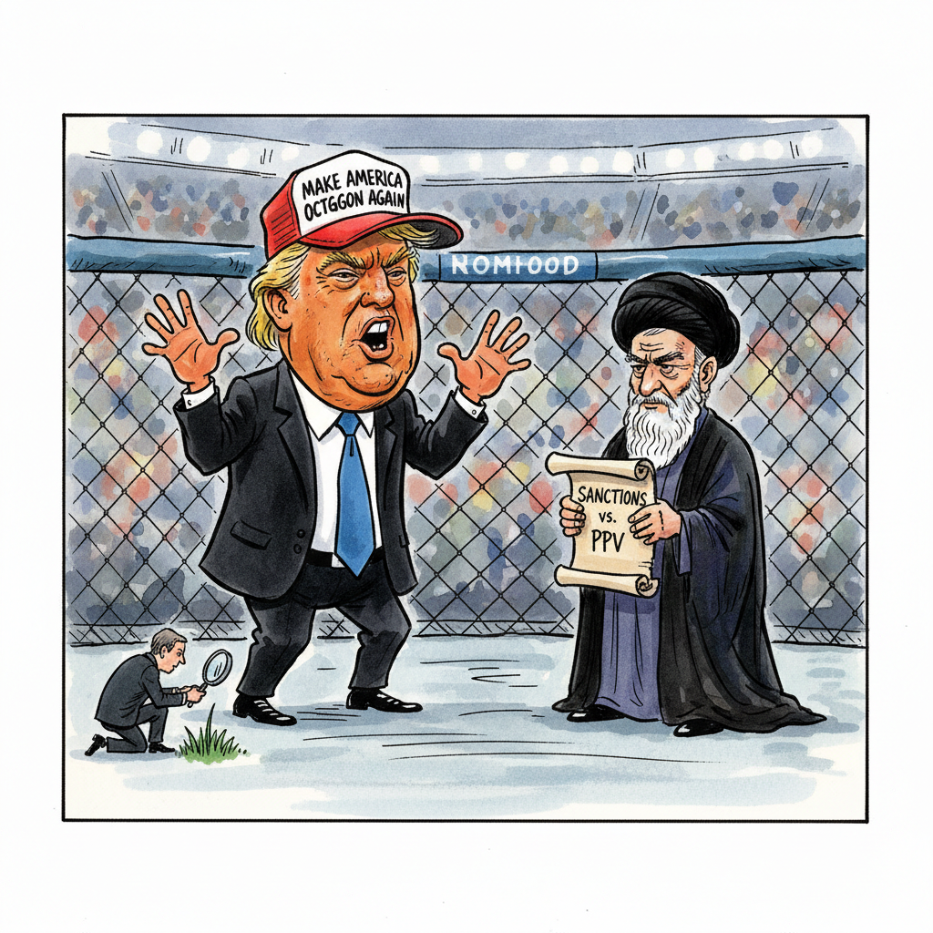 U.S.-Iran Negotiations: Apparently, They’re Just Arguing About Who Gets to Host the Next UFC Fight