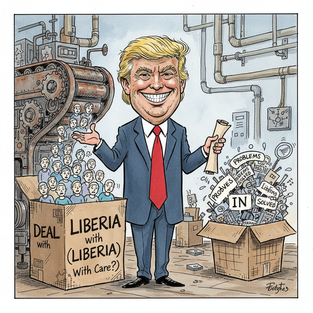 U.S. to Outsource Deportable 'Waste Product' to Liberia: A Bold Step Towards Global Inefficiency