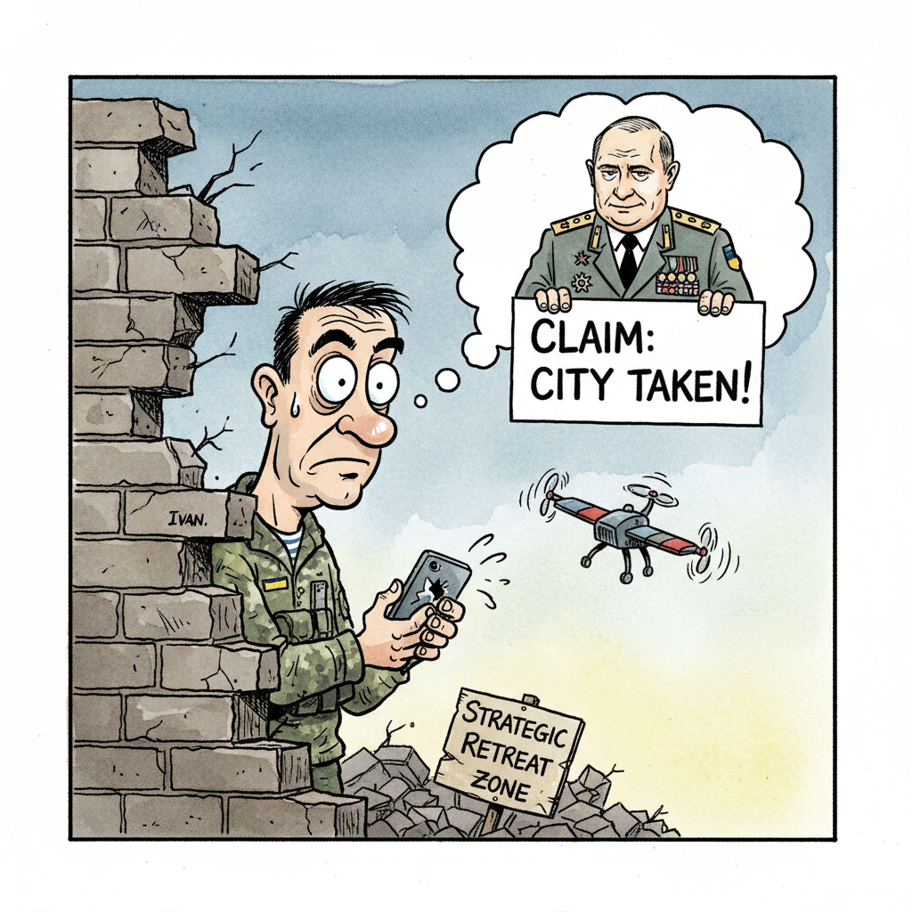 Ukraine Clarifies: We're Not Losing, We're Just 'Strategically Misplacing' Territory