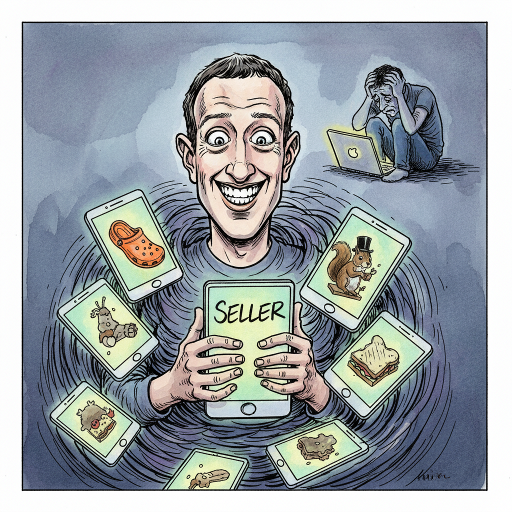 Zuckerberg's 'Marketplace Too': The Existential Dread of Infinite Tabs