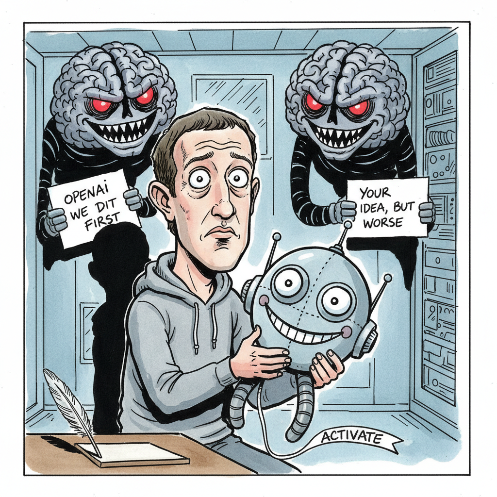 Zuckerberg Unleashes Cognitive Dissonance Bot After Being Spooked by Other People's Cognitive Dissonance Bots